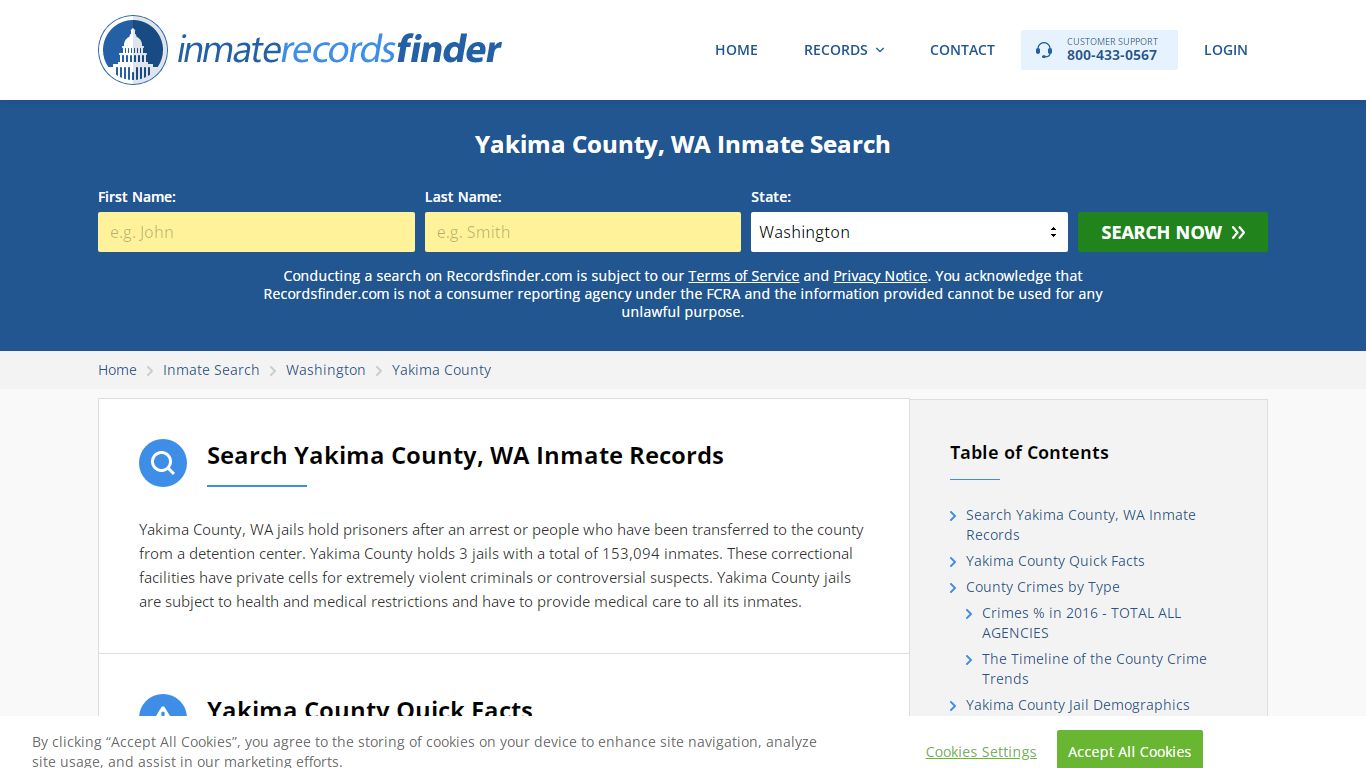 Yakima County, WA Inmate Lookup & Jail Records Online